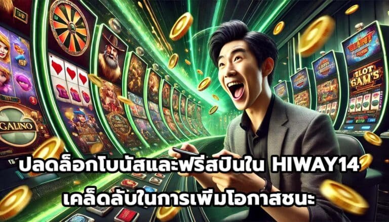 ปลดล็อกโบนัสและฟรีสปินใน HIWAY14 เคล็ดลับในการเพิ่มโอกาสชนะ-8